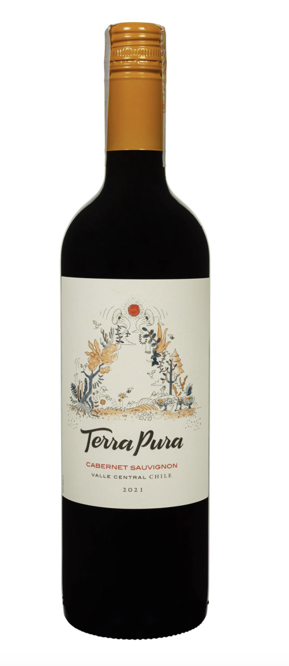 Вино Terra Pura Сabernet Sauvignon сухе червоне 0.75 л 13%